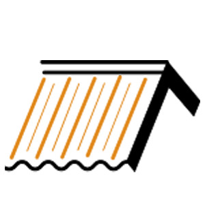 graphic of a metal roof