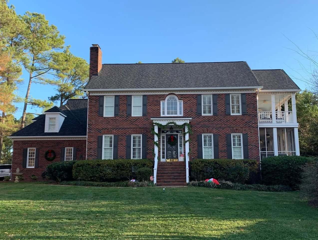 A home with a new roof in Concord, NC