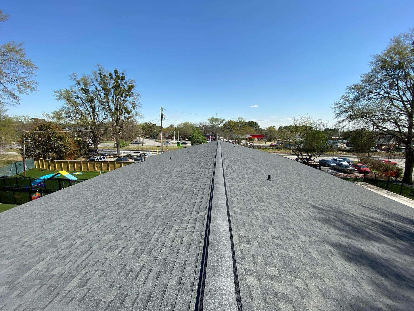 Commercial roof replacement job completed in Charlotte area