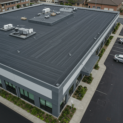 asphalt based commercial roof in charlotte